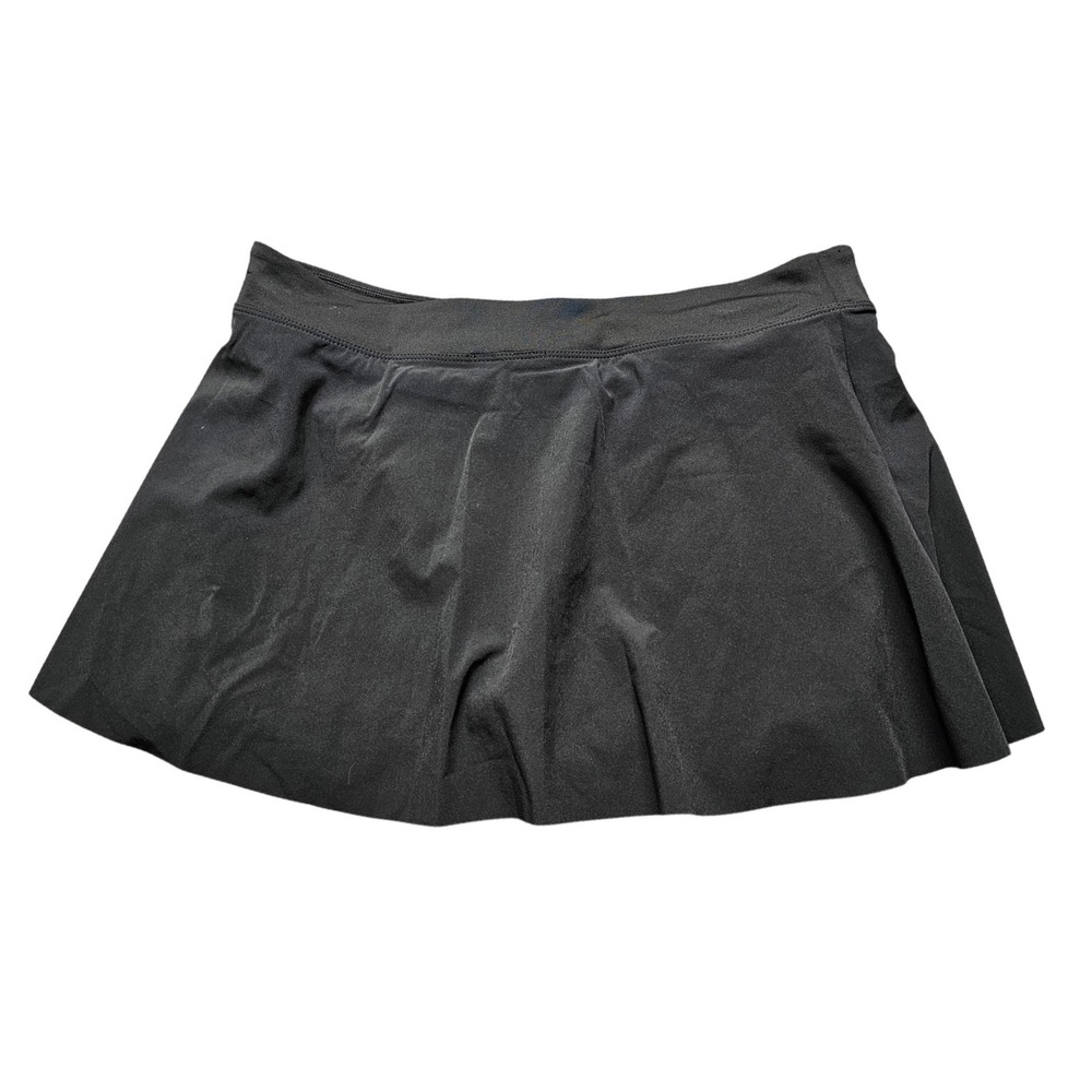 Nike Dri-FIT Advantage Women Black Pleated Tennis Skort XL Activewear Sporty